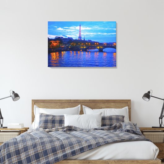Stretched Canvas Print Leinwanddruck (Insitu (Schlafzimmer))
