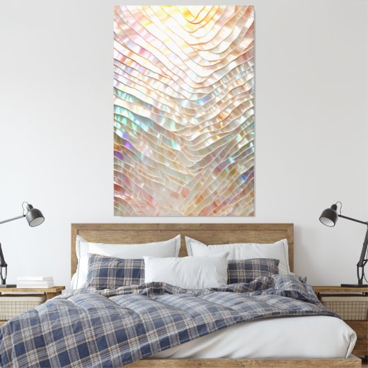 Stretched Canvas Print Leinwanddruck (Insitu (Schlafzimmer))
