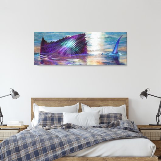 Stretched Canvas Print Leinwanddruck (Insitu (Schlafzimmer))