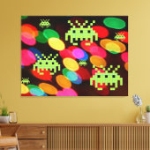 Stretched Canvas Print Leinwanddruck (Insitu (Wohnzimmer))