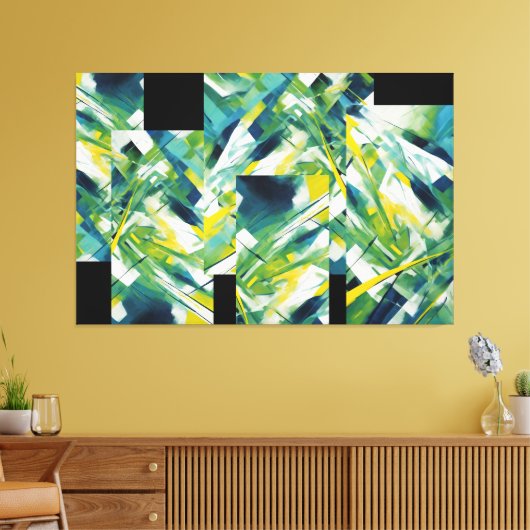 Stretched Canvas Print Leinwanddruck (Insitu (Wohnzimmer))