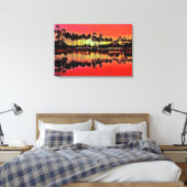 Stretched Canvas Print Leinwanddruck (Insitu (Schlafzimmer))