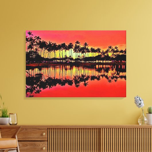 Stretched Canvas Print Leinwanddruck (Insitu (Wohnzimmer))