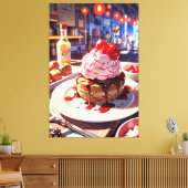 Stretched Canvas Print Leinwanddruck (Insitu (Wohnzimmer))