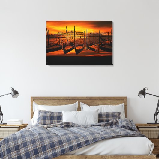 Stretched Canvas Print Leinwanddruck (Insitu (Schlafzimmer))