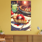 Stretched Canvas Print Leinwanddruck (Insitu (Wohnzimmer))
