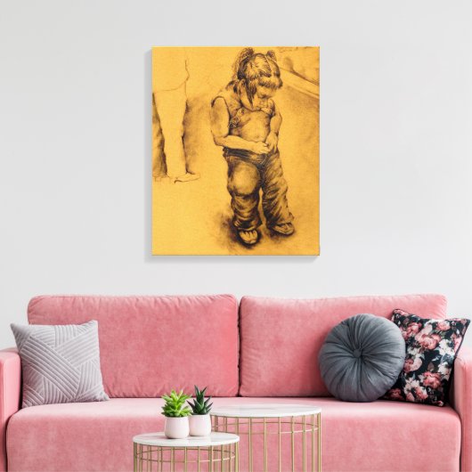 Stretched Canvas Print Leinwanddruck (Insitu (Wohnzimmer))