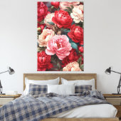 Stretched Canvas Print Leinwanddruck (Insitu (Schlafzimmer))