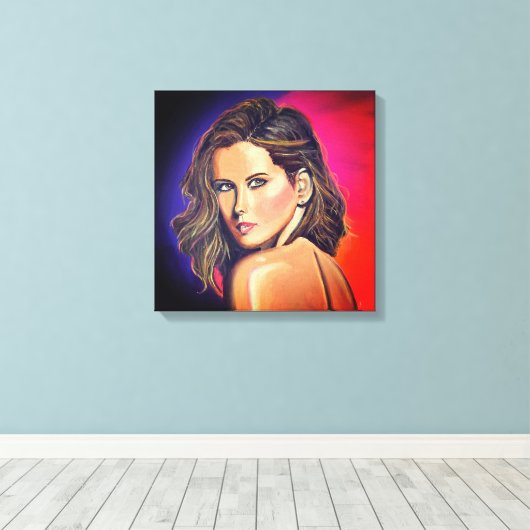 Stretched Canvas Print Leinwanddruck (Insitu (Holzboden))