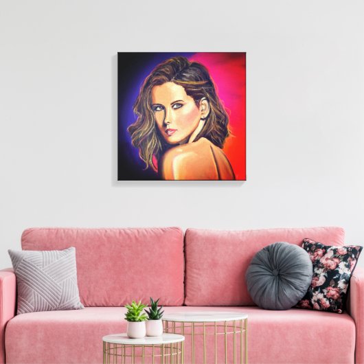 Stretched Canvas Print Leinwanddruck (Insitu (Wohnzimmer))