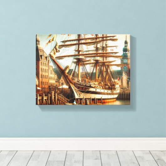 Stretched Canvas Print Leinwanddruck (Insitu (Holzboden))