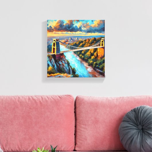 Stretched Canvas Print Leinwanddruck (Insitu (Wohnzimmer))