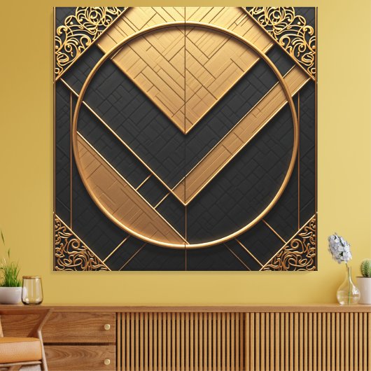 Stretched Canvas Print Leinwanddruck (Insitu (Wohnzimmer))