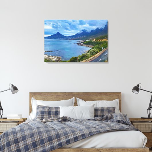 Stretched Canvas Print Leinwanddruck (Insitu (Schlafzimmer))
