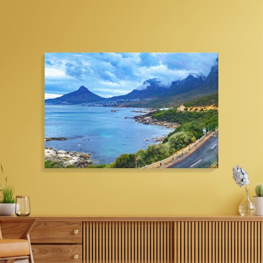 Stretched Canvas Print Leinwanddruck (Insitu (Wohnzimmer))