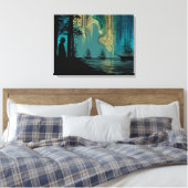 Stretched Canvas Print Leinwanddruck (Insitu (Schlafzimmer))