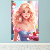 Stretched Canvas Print Leinwanddruck (Insitu (Holzboden))