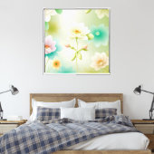 Stretched Canvas Print Leinwanddruck (Insitu (Schlafzimmer))
