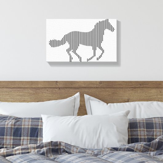 Stretched Canvas Print Leinwanddruck (Insitu (Schlafzimmer))