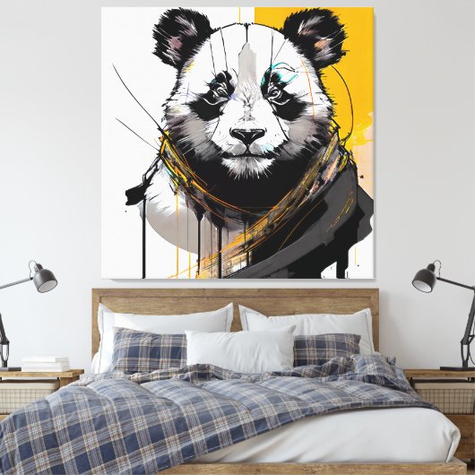 Stretched Canvas Print Leinwanddruck (Insitu (Schlafzimmer))