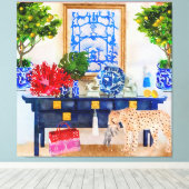 Stretched Canvas Print Leinwanddruck (Insitu (Holzboden))