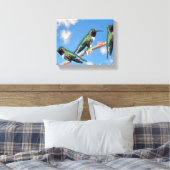 Stretched Canvas Print Leinwanddruck (Insitu (Schlafzimmer))