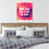 Stretched Canvas Print Leinwanddruck (Insitu (Schlafzimmer))