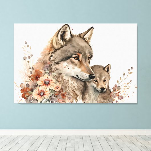 Stretched Canvas Print Leinwanddruck (Insitu (Holzboden))