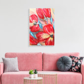 Stretched Canvas Print Leinwanddruck (Insitu (Wohnzimmer))