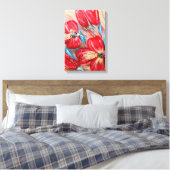 Stretched Canvas Print Leinwanddruck (Insitu (Schlafzimmer))