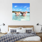 Stretched Canvas Print Leinwanddruck (Insitu (Schlafzimmer))