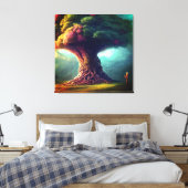 Stretched Canvas Print Leinwanddruck (Insitu (Schlafzimmer))