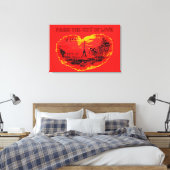 Stretched Canvas Print Leinwanddruck (Insitu (Schlafzimmer))
