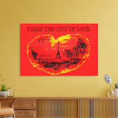 Stretched Canvas Print Leinwanddruck (Insitu (Wohnzimmer))