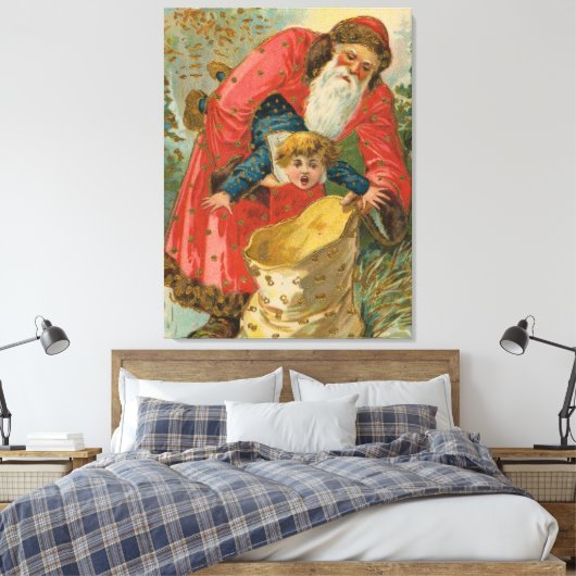 Stretched Canvas Print Leinwanddruck (Insitu (Schlafzimmer))
