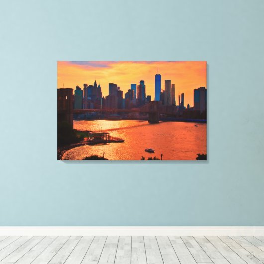 Stretched Canvas Print Leinwanddruck (Insitu (Holzboden))