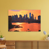 Stretched Canvas Print Leinwanddruck (Insitu (Wohnzimmer))