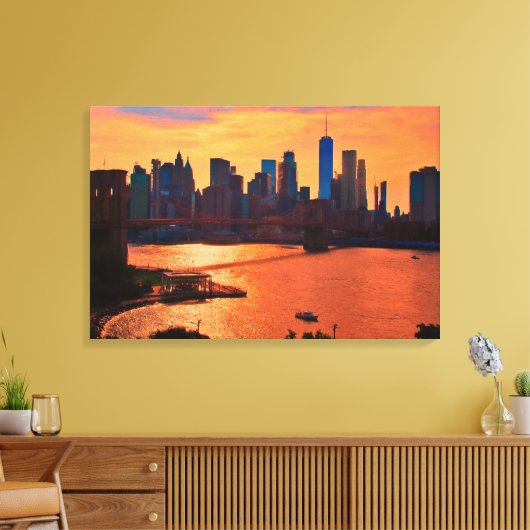 Stretched Canvas Print Leinwanddruck (Insitu (Wohnzimmer))