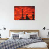 Stretched Canvas Print Leinwanddruck (Insitu (Schlafzimmer))