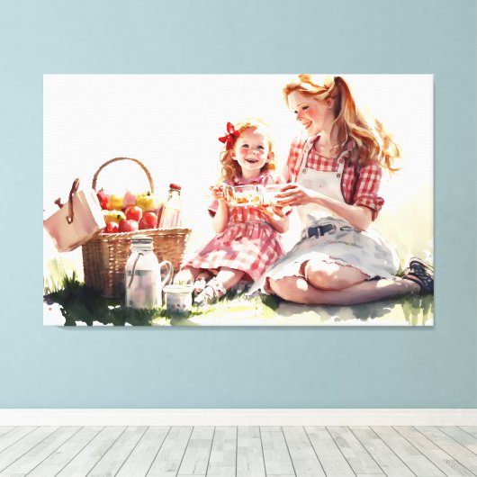 Stretched Canvas Print Leinwanddruck (Insitu (Holzboden))