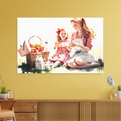 Stretched Canvas Print Leinwanddruck (Insitu (Wohnzimmer))