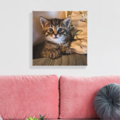 Stretched Canvas Print Leinwanddruck (Insitu (Wohnzimmer))