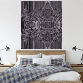 Stretched Canvas Print Leinwanddruck (Insitu (Schlafzimmer))