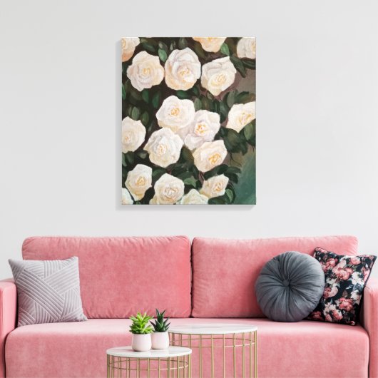 Stretched Canvas Print Leinwanddruck (Insitu (Wohnzimmer))