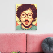 Stretched Canvas Print Leinwanddruck (Insitu (Wohnzimmer))