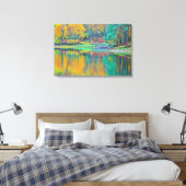 Stretched Canvas Print Leinwanddruck (Insitu (Schlafzimmer))