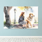 Stretched Canvas Print Leinwanddruck (Insitu (Holzboden))