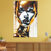 Stretched Canvas Print Leinwanddruck (Insitu (Wohnzimmer))