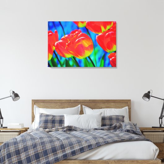 Stretched Canvas Print Leinwanddruck (Insitu (Schlafzimmer))