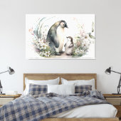 Stretched Canvas Print Leinwanddruck (Insitu (Schlafzimmer))